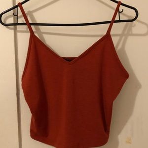Cute orange Crop Top